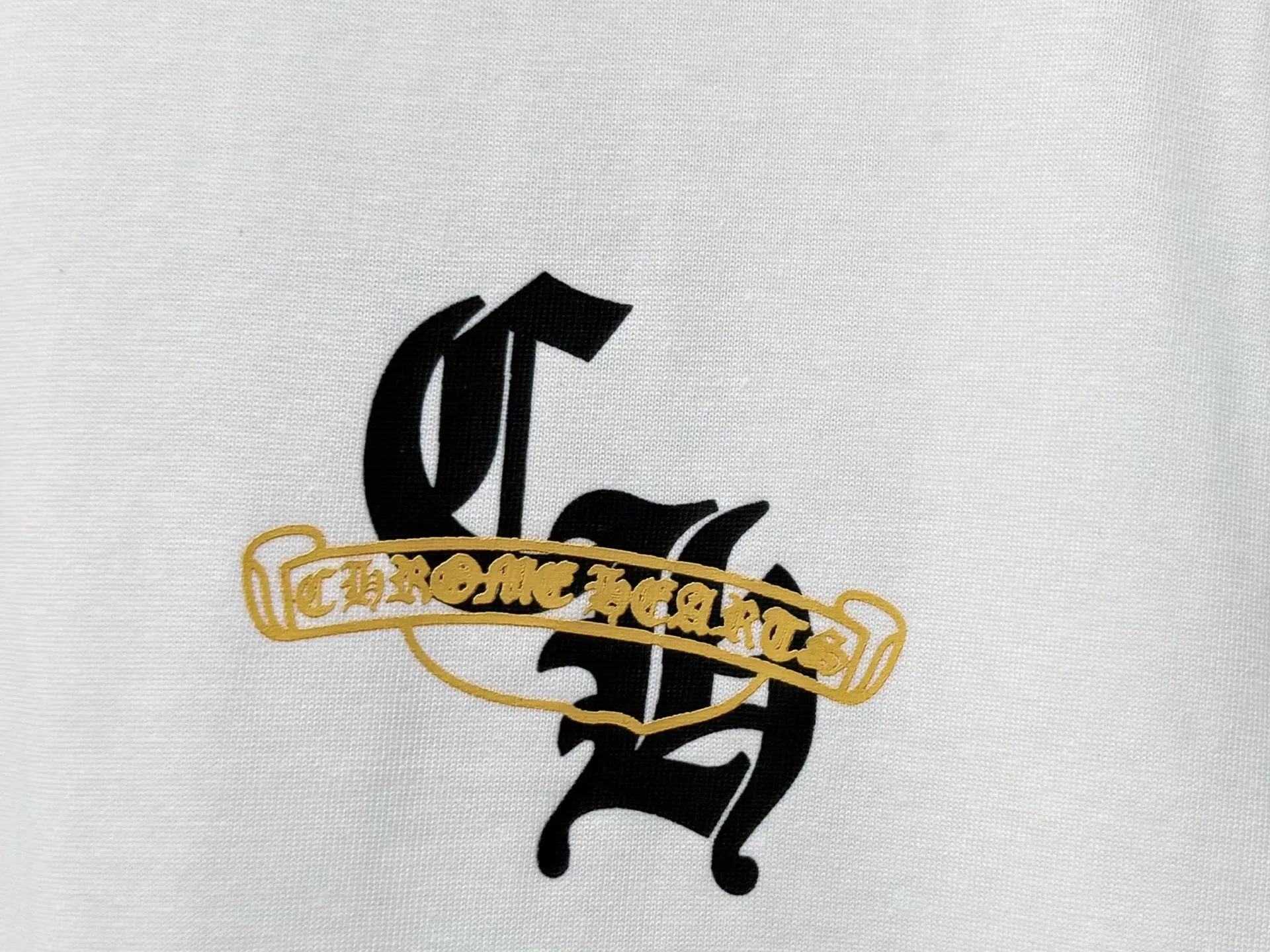 ￼ 【Chrome Hearts】 25ss T Same Style T Versatile : Black White Size：S-XL